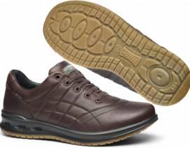 Демисезонные мужские ботинки коричневые 43023A20