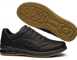 Демисезонные ботинки темно-коричневые 43023var25